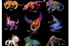龙之九子名字及图片,探寻神秘传说中的守护神兽